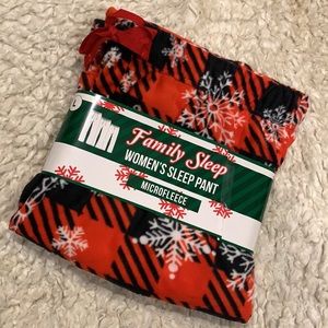 Snowflake Microfleece Sleep Pants